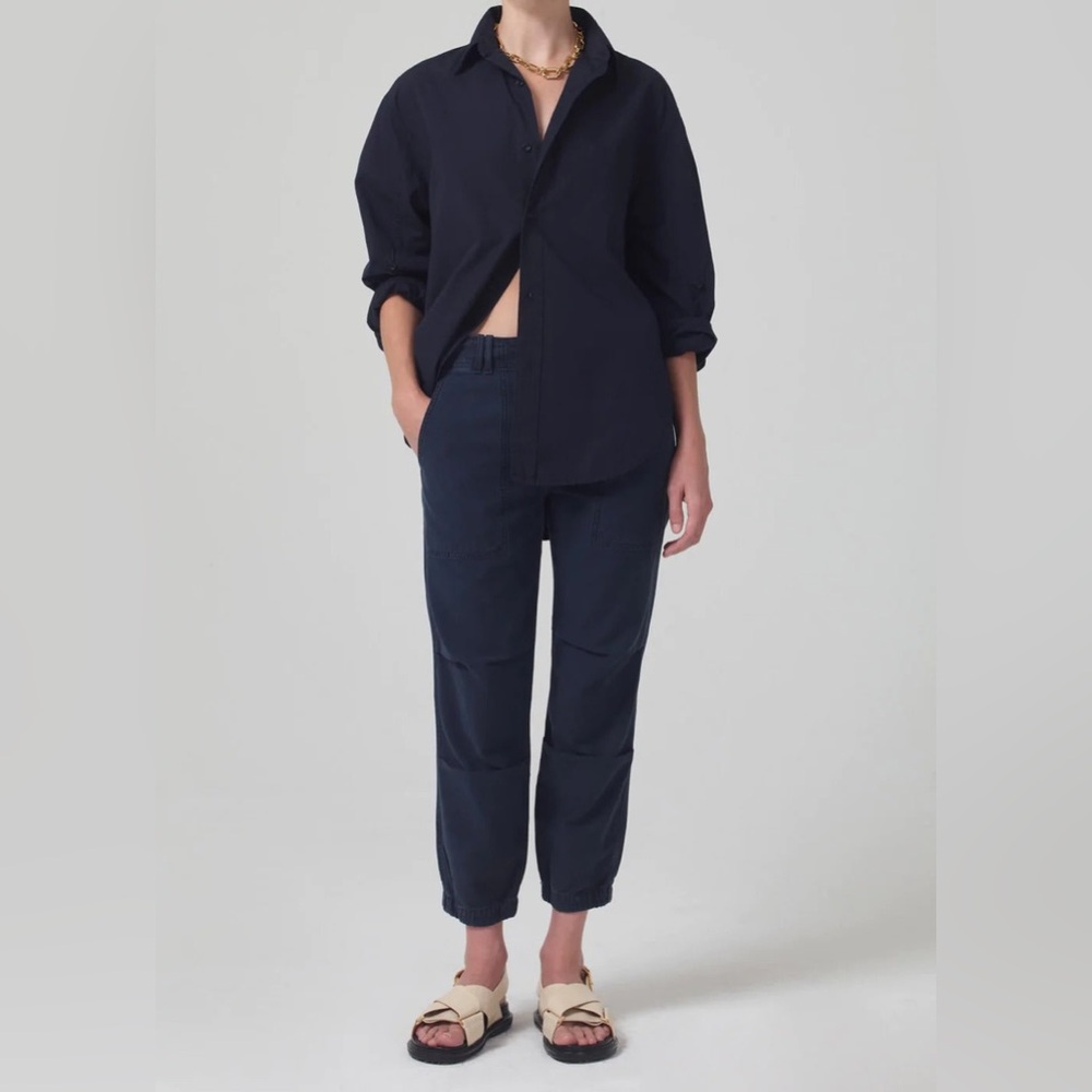 NWT Citizens of Humanity Agni Utility Pants Size 31 in Washed Marine